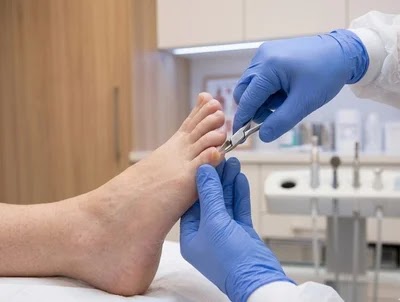 Soin de pédicurie médicale au cabinet Vitruve Paris 20